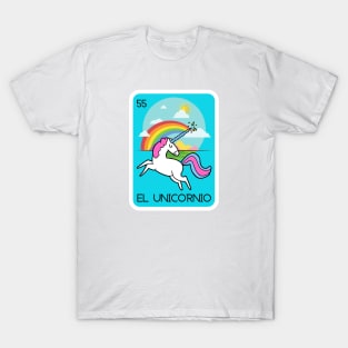 El Unicornio loteria T-Shirt